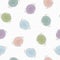 Vector Covid19 Pastel Face Dust Masks on White Background with Gray Hearts Seamless Repeat Pattern. Background for