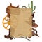 Vector Cowboy Sackcloth Frame