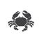 Vector of a crab design on white background. Easy editable layered vector illustration. Animals. Amphibian