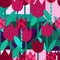Vector creative floral seamless pattern. Flat illustration with