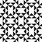 Vector creative seamless geometric pattern. Textile striped black and white texture. Abstract monochrome fabric