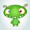 Vector cute cartoon monster alien. Halloween monster character