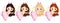 Vector Cute Little Fairies with Magic Wands Flying