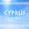 Vector Cyprus with name city Text Design illustration