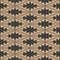 Vector damask seamless retro pattern background geometry rhomb check sawtooth cross frame kaleidoscope. Elegant luxury brown tone