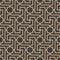 Vector damask seamless retro pattern background Islamic star spiral polygon geometry cross frame line. Elegant luxury brown tone