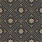 Vector damask seamless retro pattern background round geometry check cross frame dot line flower. Elegant luxury brown tone design