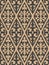 Vector damask seamless retro pattern background sawtooth check cross plant leaf frame. Elegant luxury brown tone design for