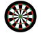 Vector dartboard without numerals (used as a target in the game of darts)