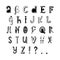 Vector decor alphabet