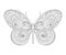 Vector Decorative Ornate Butterfly