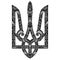 Vector Decorative Ukrainian Trident