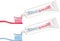Vector dental brushes with toothpaste