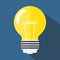 Vector design : Bulb flat design