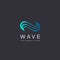 Vector design element. Water Wave sign