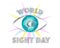 Vector design in flat style. For World Sight Day 14 October.