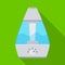 Vector design of humidifier and machine symbol. Web element of humidifier and appliance stock symbol for web.