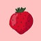 Vector design of isolated strawberry
