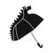 Vector design of parasol and children icon. Collection of parasol and monsoon vector icon for stock.