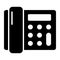 A vector design of telephone, icon of vintage landline