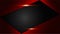 Vector design trendy and technology concept. Fame border dimension by carbon fiber texture shiny red and copy space on darkness ba