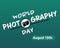 Vector Design For World Photography Day August 19th