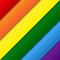 Vector Diagonal Lgbt Rainbow Flag. Gay Colors.