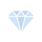 Vector diamond illustration. crystal stone jewelry - expensive gift - Vector