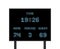 Vector digital electronic board with football or soccer score competition