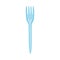 Vector disposable fork recycling plastic type icon
