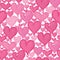 Vector doodle hearts seamless repeat pattern background design. Great for romantic Valentine Day cards, wrapping paper