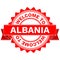 Vector Doodle of WELCOME TO COUNTRY ALBANIA . EPS8 .