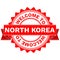 Vector Doodle of WELCOME TO COUNTRY NORTH KOREA . EPS8 .