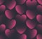 Vector Dotted Hearts Romantic Saint Valentine Day Pink Black Seamless Pattern