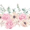 Vector drawing flowers set