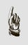 Vector drawing hand with index finger pointing up.