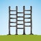 Vector drawing. Ladder