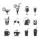 Vector drinks icons set