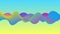 Vector Dynamic Colorful Vibrant Waves for Abstract Background
