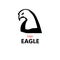 VECTOR. Eagle. Business icon for the company. Pet shop / zoo logo / symbol / pendant. Flat design. Illustration. Flat image.