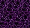 Vector eamless neon pattern of violet flowing water with stones. Plasma from molten rock. Cyber eruption with Earthquake