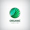 Vector eco, organic, healthy natural food logo, icon