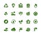 Vector Ecology and Industry Related Icon Set