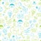 Vector Ecology wallpaper seamless Pattern