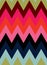 Vector eight color zig zag seamless pattern background.