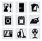 Vector electronics icon set