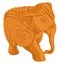 Vector of elephant statue.