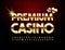 Vector elite logo Premium Casino. Elegant Golden Alphabet