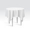 Vector Empty Round Table with Tablecloth