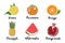 Vector engraved style organic vegetables collection for posters, logo, menu, decoration, packaging. Hand drawn colorful sketches